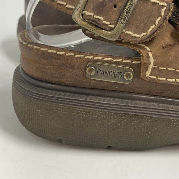 Candie's Women's Fisherman Y2K Vintage 2000's Leather Buckle Platform Size 6‎ - Picture 9 of 12